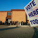 BIRMINGHAM, AL - NOVEMBER 04: African-Americans line up to vote outside Bethel Missionary Baptist Church in the presidential election on November 4, 2008 in Birmingham, Alabama. Birmingham,